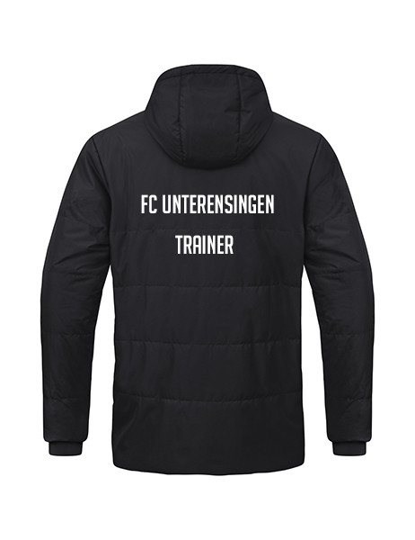 JAKO Trainer Coachjacke Team mit Kapuze inkl. Wappen, Vereinsname + Trainer